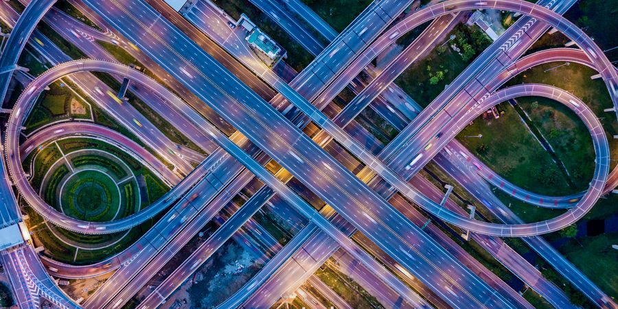 Foto von US Highways von oben | Cultural Change