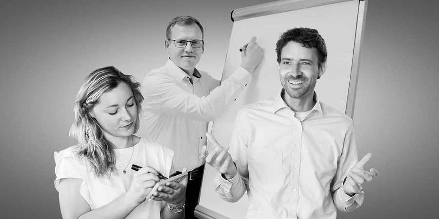 Foto von Susanne Thoms, Jens Aßhauer und Alexander Koschke